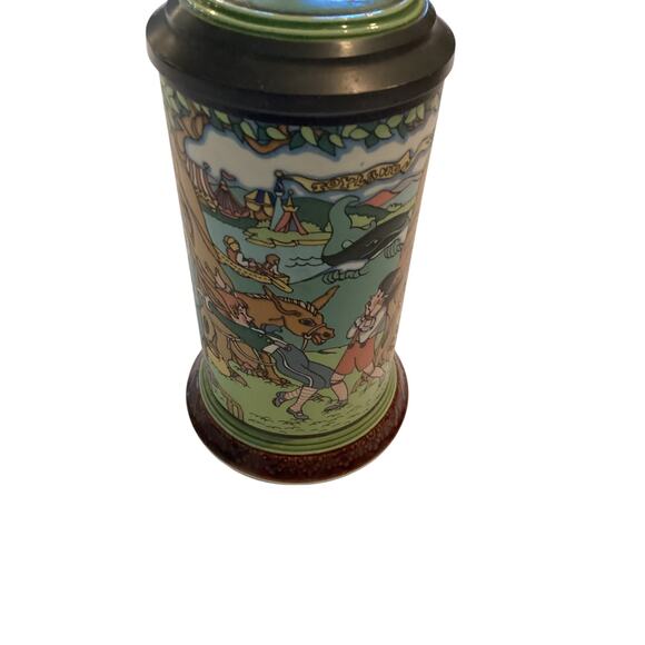 LTD Edition Mettlach Fairy Tale Stein Collection - Pinocchio with Certificate - Picture 5 of 9